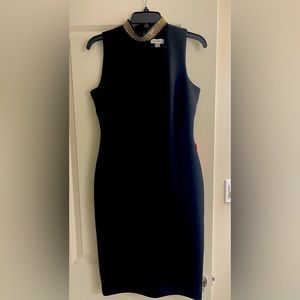 NEW Calvin Klein midi black dress, size 6